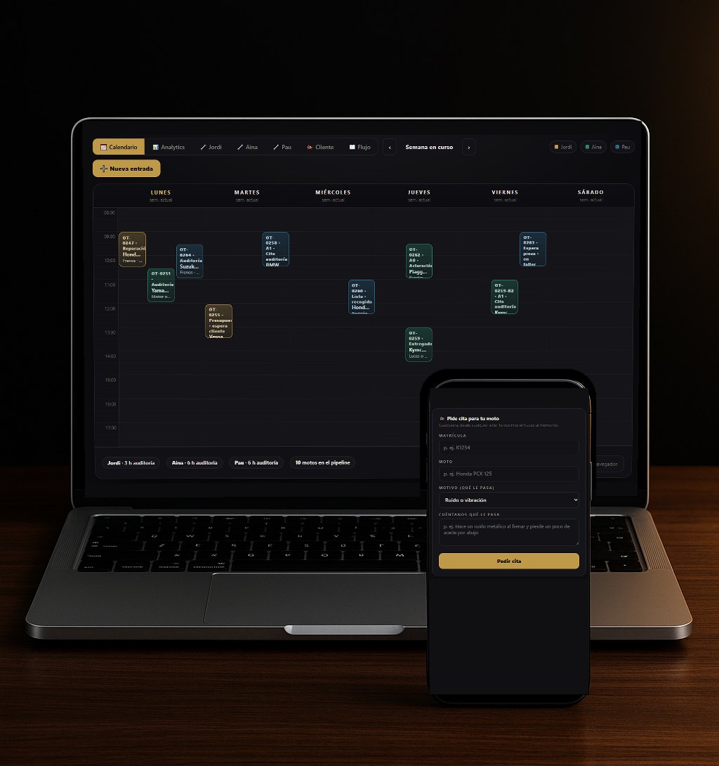 FlowTracker · calendario y cita